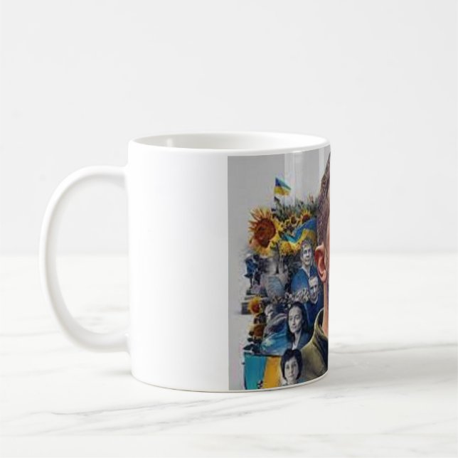 Mug art abstrait Zelensky (Gauche)