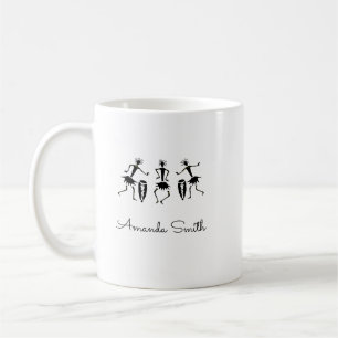 Mug Art africain, Blancs de joyeux danseurs