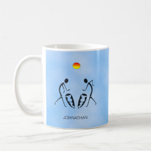 Mug Art africain, danseurs de silhouette et tambours