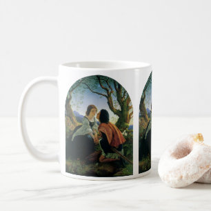 Mug Art ancien, Amants au crépuscule, Sir Joseph Noel 