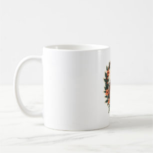 Mug Art Animal Rétro Botanique Floral Paresseux Vintag
