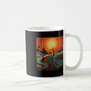 Mug Art authentique autochtone - Sticker Sunlight