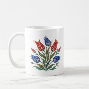 Mug Art botanique de la tulipe ottomane Fleur turque