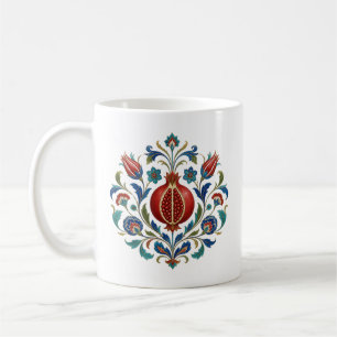 Mug Art botanique floral de grenade ottoman