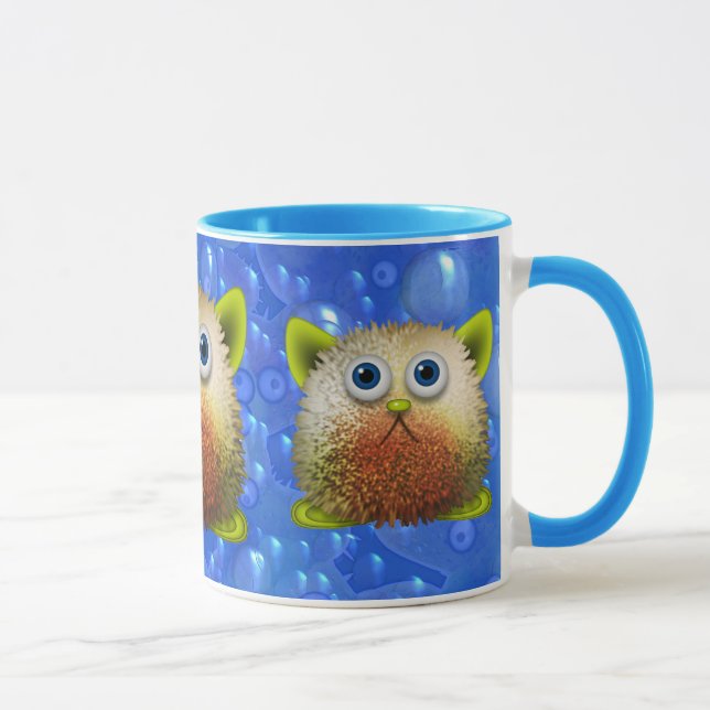 Mug Art brouillé mignon de personnage de dessin animé (Droite)