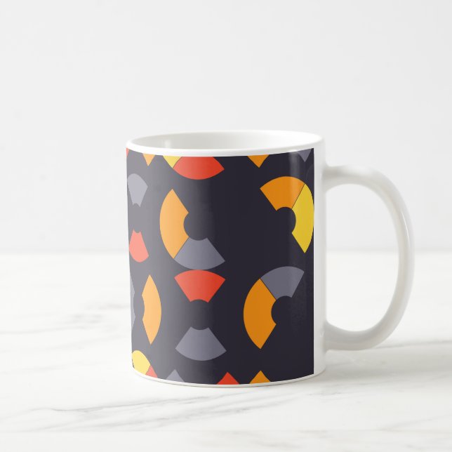 Mug Art circulaire urbain, moderne, tendance, cool et  (Droite)