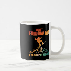 Mug Art cool Snowboard Pour Hommes Femmes Snowboard Sn
