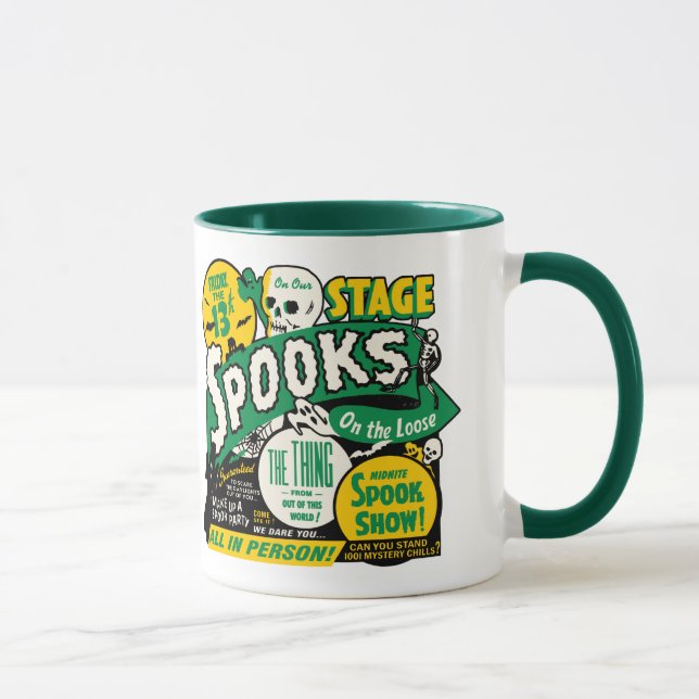 Mug Art d'affiche de Spookshow - spectres sur le lâche (Droite)