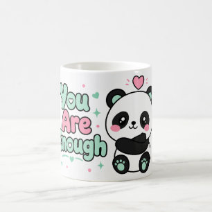 Mug Art d'amour de soi Kawaii Panda Vous Êtes Suffisan