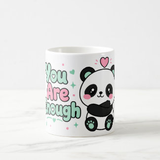 Mug Art d'amour de soi Kawaii Panda Vous Êtes Suffisan