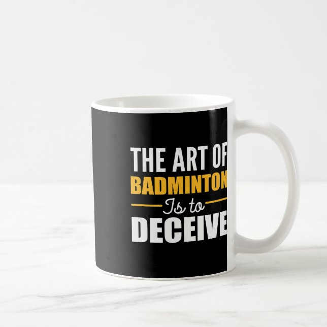 Mug Art De Badminton Joueur De Badminton (Droite)