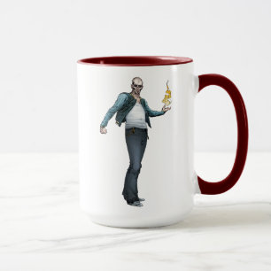 Mug Art de bande dessinée d'EL Diablo du peloton   de