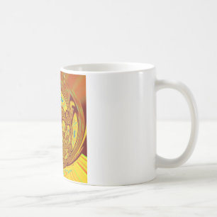 Mug Art de baseball jaune doré Imprimer