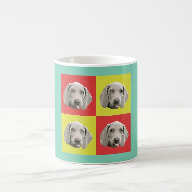 Mug Art de bruit idiot de Weimaraner (Centre)