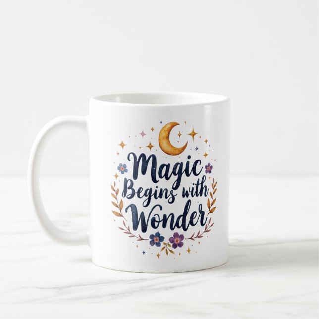 Mug Art de café Merveille Céleste (Gauche)