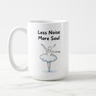 Mug Art de citation d'âme de danseuse de ballet minima