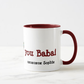 Mug Art de coeur de Pysanka - je t'aime baba