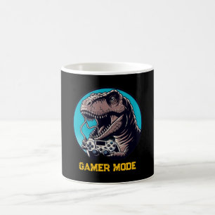 Mug Art de dinosaure en mode T-Rex Gamer