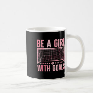 Mug Art de football drôle pour femme fille joueuse de