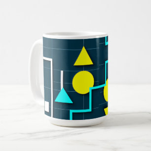 Mug Art de formes géométriques abstraites