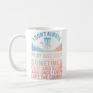 Mug Art de golf à disque pour hommes femmes joueur de