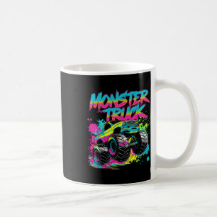 Mug Art de graffiti de camion monstre coloré