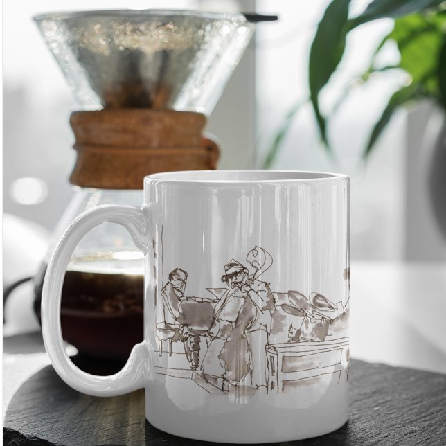 Mug art de groupe de jazz (Créateur téléchargé)