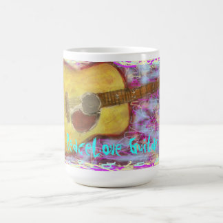 Mug Art de guitare de PeaceLove