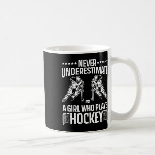 Mug Art de hockey drôle pour les filles femmes hockey