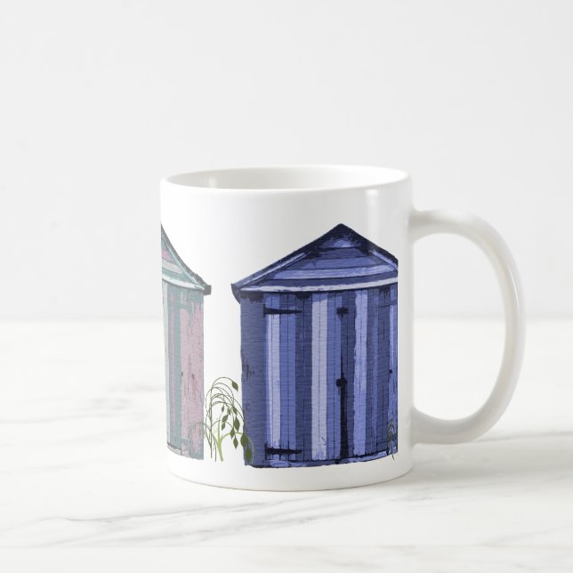 Mug Art de huttes de plage (Droite)