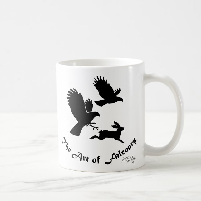 Mug Art de la fauconnerie - Harris Hawks (Droite)
