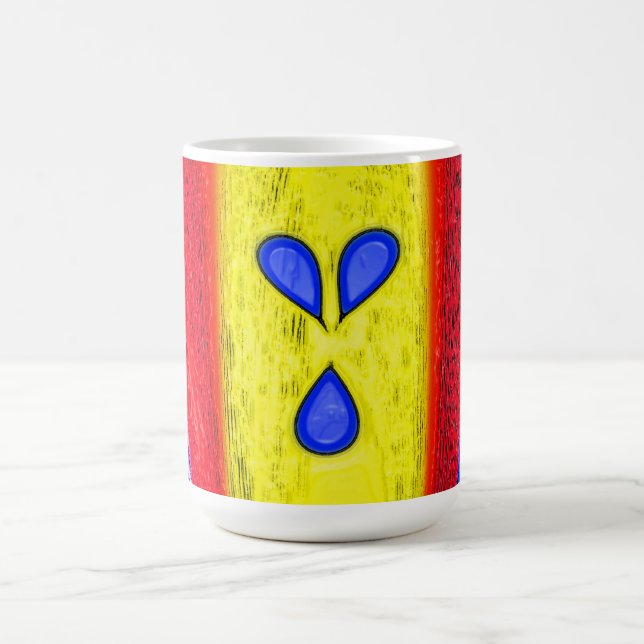Mug Art de la flamme d'or (Centre)