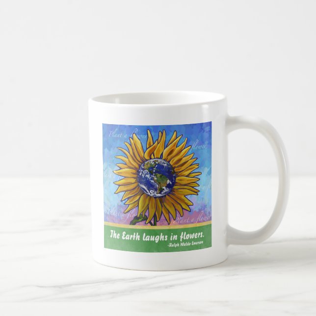 Mug Art de la Terre de tournesol (Droite)