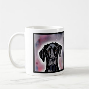 Mug Art de l'aquarelle noire