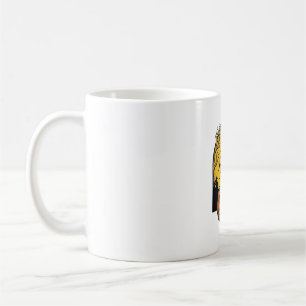Mug Art de l'épouvantail de lune de citrouille d'Hallo