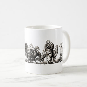 Mug Art de licorne d'animal mignon éléphant Lion Zoo