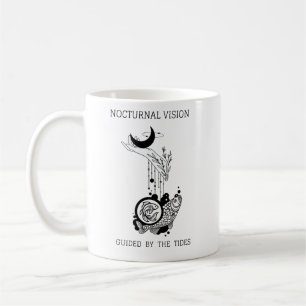 Mug Art de ligne Astrologie Poissons Vintage