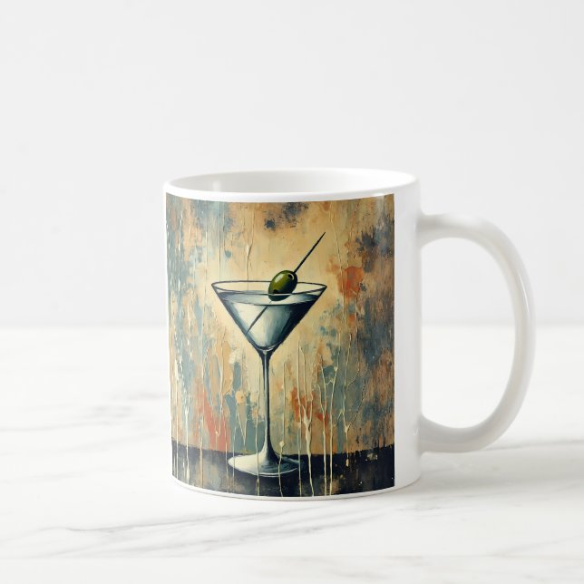 Mug Art de martini en techniques mixtes du milieu du s (Droite)