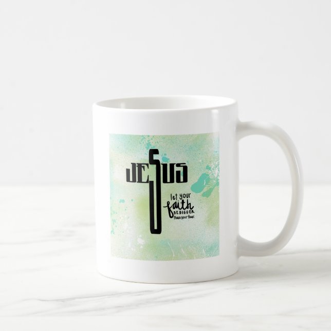 Mug Art de mot Jésus (Droite)