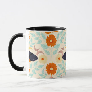 Mug Art de motif de papillon de nuit Cottagecore | Con