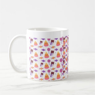 Mug Art de motif d'Halloween Kawaii bonbons effrayants