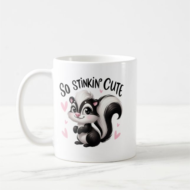 Mug Art de mouffette si mignon (Gauche)