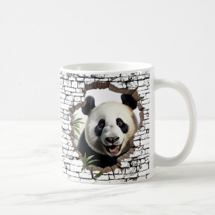 Mug Art de mur de panda 3D – Safari réaliste