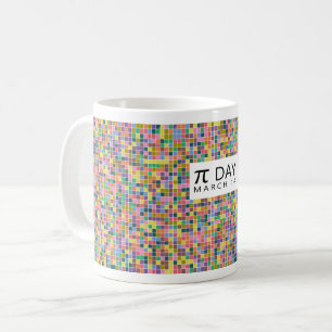 Mug Art de pi - pi à la 3,141th décimale
