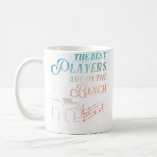 Mug Art de piano drôle pour hommes femmes instrument d
