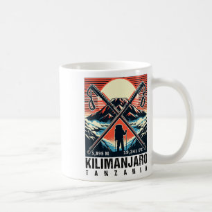 Mug Art de randonnée drôle a gravi le mont Kilimandjar