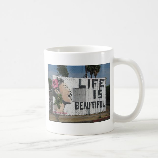 Mug Art de rue de Billie Holiday (Droite)