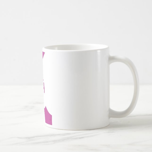 Mug Art de sensibilisation au cancer du sein Imprimer (Droite)