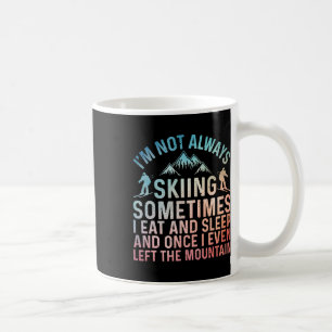 Mug Art de ski drôle pour hommes femmes neige skieur S
