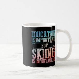 Mug Art de ski pour hommes femmes enfants sport d'hive